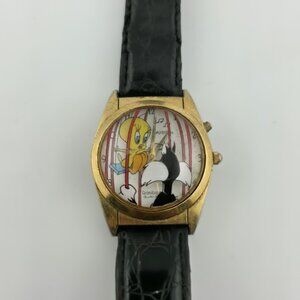 TWEETY BIRD SILVESTER Watch MUSICAL MELODIES WARNER BROS ARMITRON VINTAGE 1995